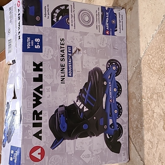 Airwalk Inline Rollerblades Skates Youth Sz 5 - 8 - Picture 2 of 5